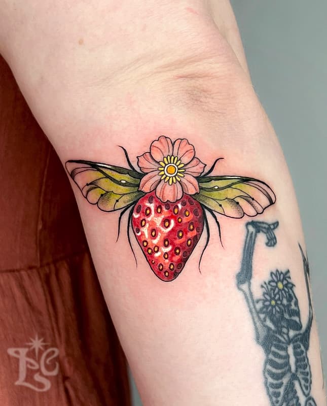 Art Nouveau tattoo by 𝐋𝐢𝐯 𝐂𝐚𝐫𝐨
