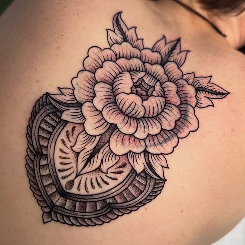 American Traditional tattoo by TK 