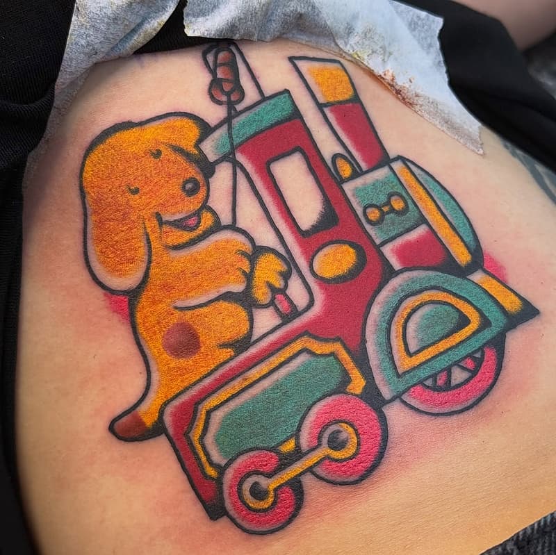 American Traditional tattoo by TK 