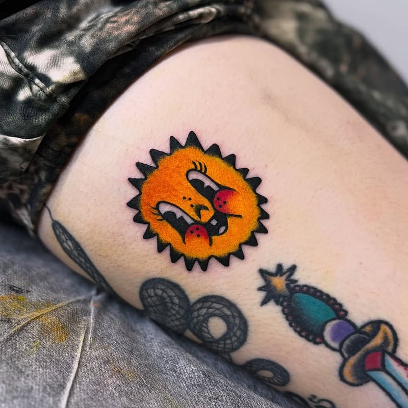 American Traditional tattoo by TK 