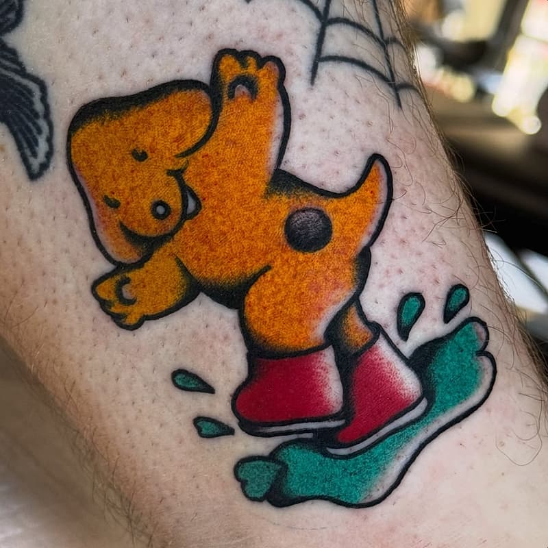 American Traditional tattoo by TK 