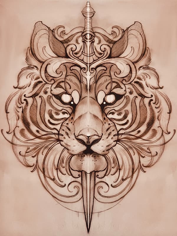 Art Nouveau by Blake Byrnes Tattoos