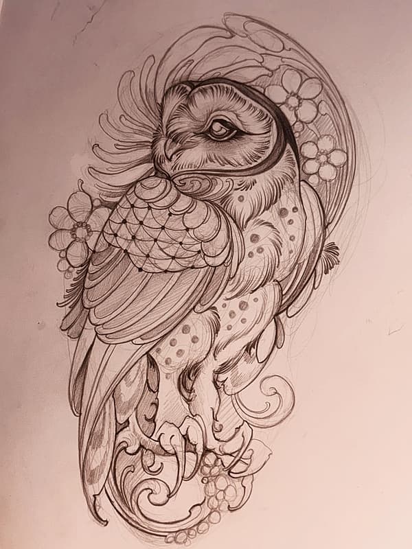 Art Nouveau by Blake Byrnes Tattoos