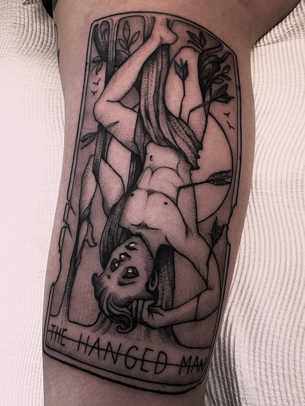 Art Nouveau tattoo by Blake Byrnes Tattoos