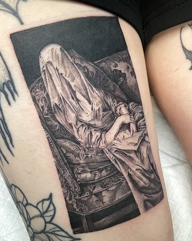 Blackwork tattoo by Phoebe : Melbourne tattoo artist