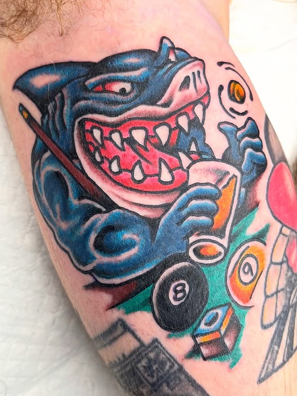 American Traditional tattoo by Mitch Prosser