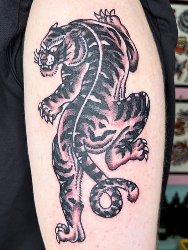 American Traditional tattoo by Mitch Prosser