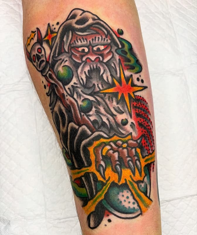 American Traditional tattoo by Mitch Prosser