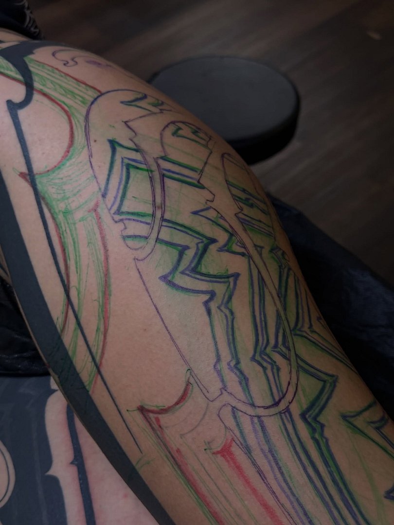 Blackwork tattoo