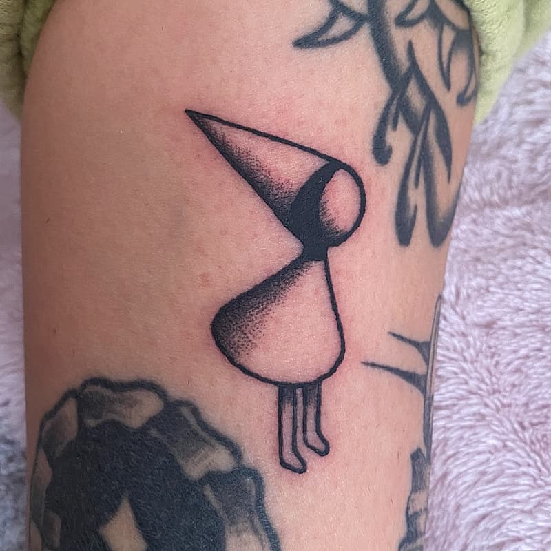 Illustrative tattoo by Chloe