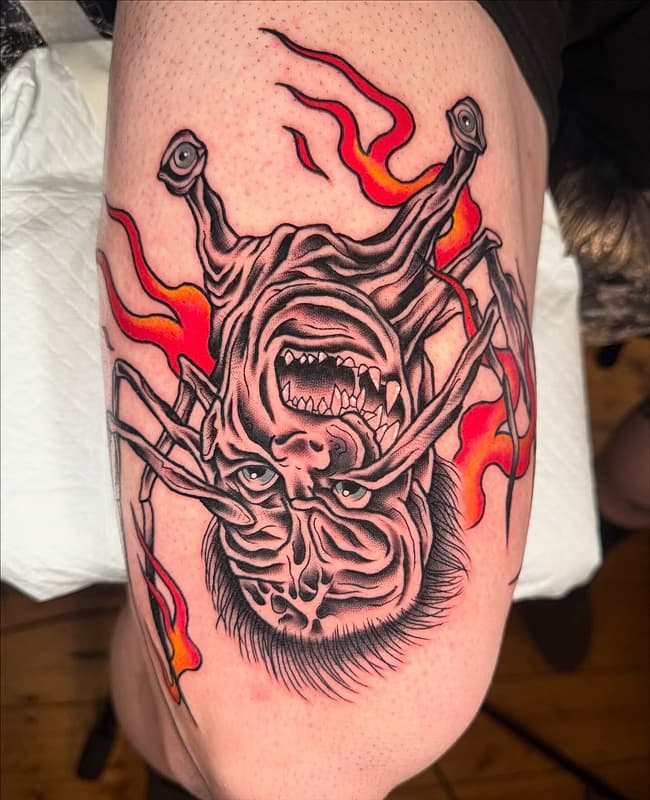 Blackwork tattoo by 🔥Tarryn | Melbourne tattoo artist 🔥