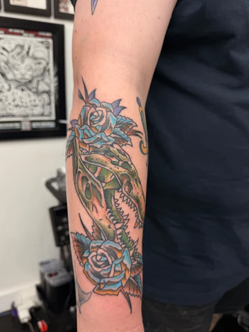 Tattoo by Damon Velo