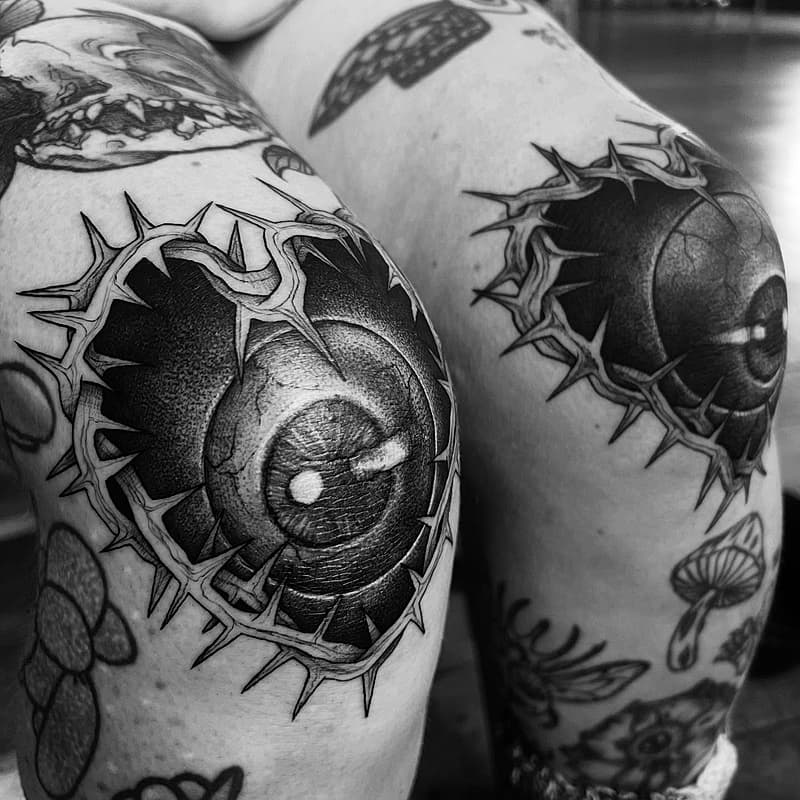 Illustrative tattoo by Stabby Gabby