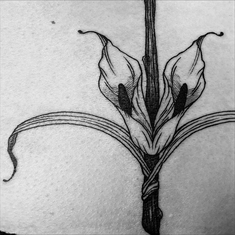 Illustrative tattoo by Stabby Gabby