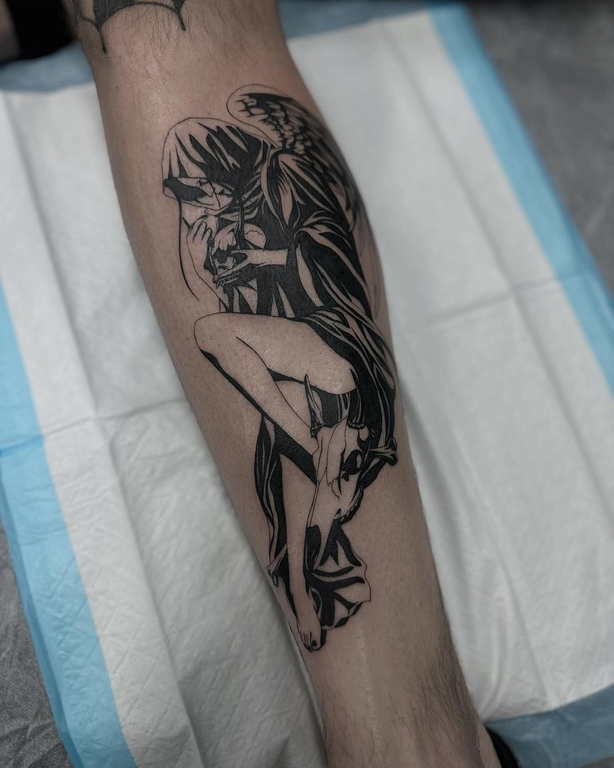 Blackwork tattoo by Dillon