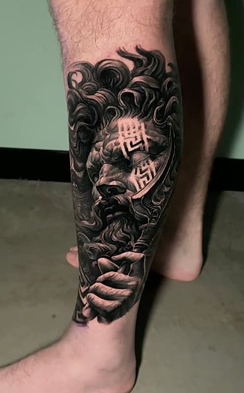 Realism (black & grey) tattoo by 𝐑𝐘𝐀𝐍 𝐒𝐘𝐊𝐄𝐒