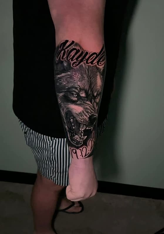 Realism (black & grey) tattoo by 𝐑𝐘𝐀𝐍 𝐒𝐘𝐊𝐄𝐒