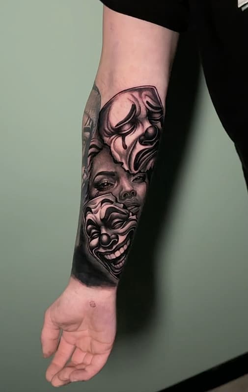 Realism (black & grey) tattoo by 𝐑𝐘𝐀𝐍 𝐒𝐘𝐊𝐄𝐒