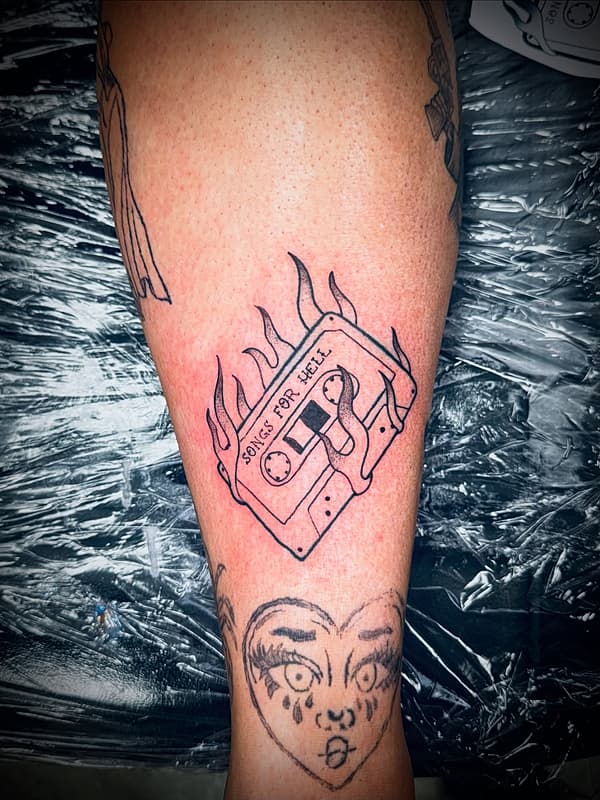 Blackwork tattoo by Jack Visions