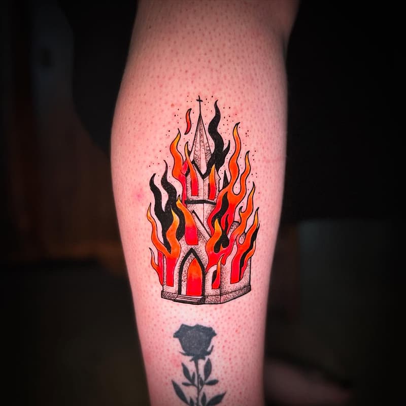 Blackwork tattoo by Jack Visions