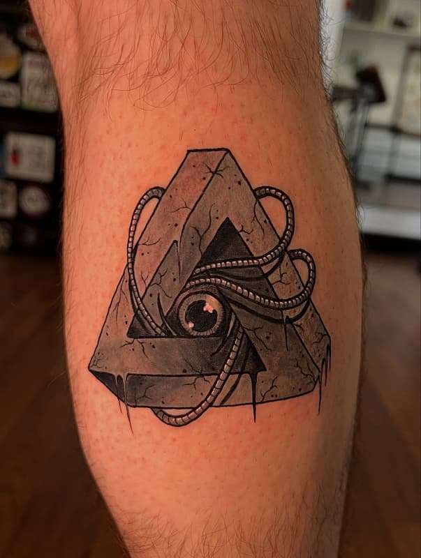 Horror tattoo by Joshua McClunie / Dark Art Tattoos / Wellington
