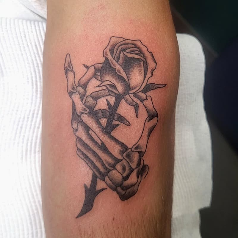 American Traditional tattoo by Aidan Hardy