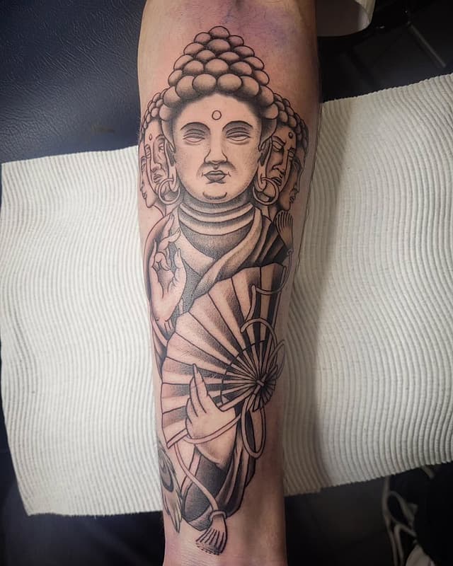 American Traditional tattoo by Aidan Hardy