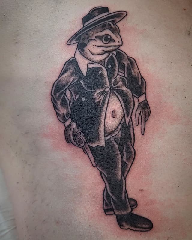American Traditional tattoo by Aidan Hardy