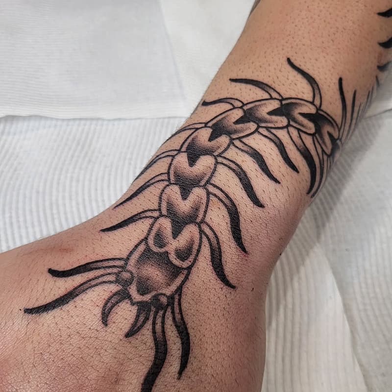 American Traditional tattoo by Aidan Hardy