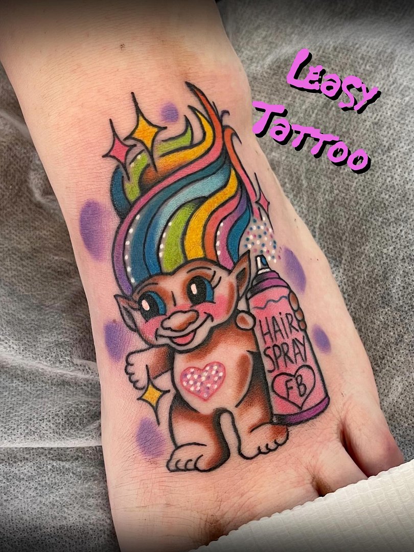 Tattoo by Leasy tattoo cartoon 👽 Newcastle NSW in Newcastle