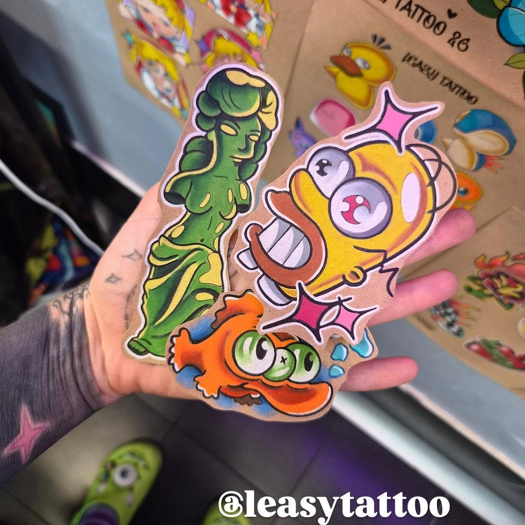 Tattoo by Leasy tattoo cartoon 👽 Newcastle NSW
