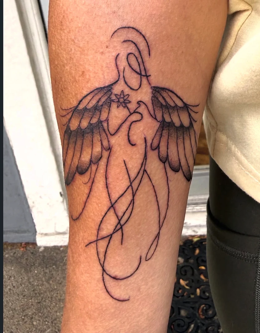 Neo-Traditional tattoo by Sabrina Lima