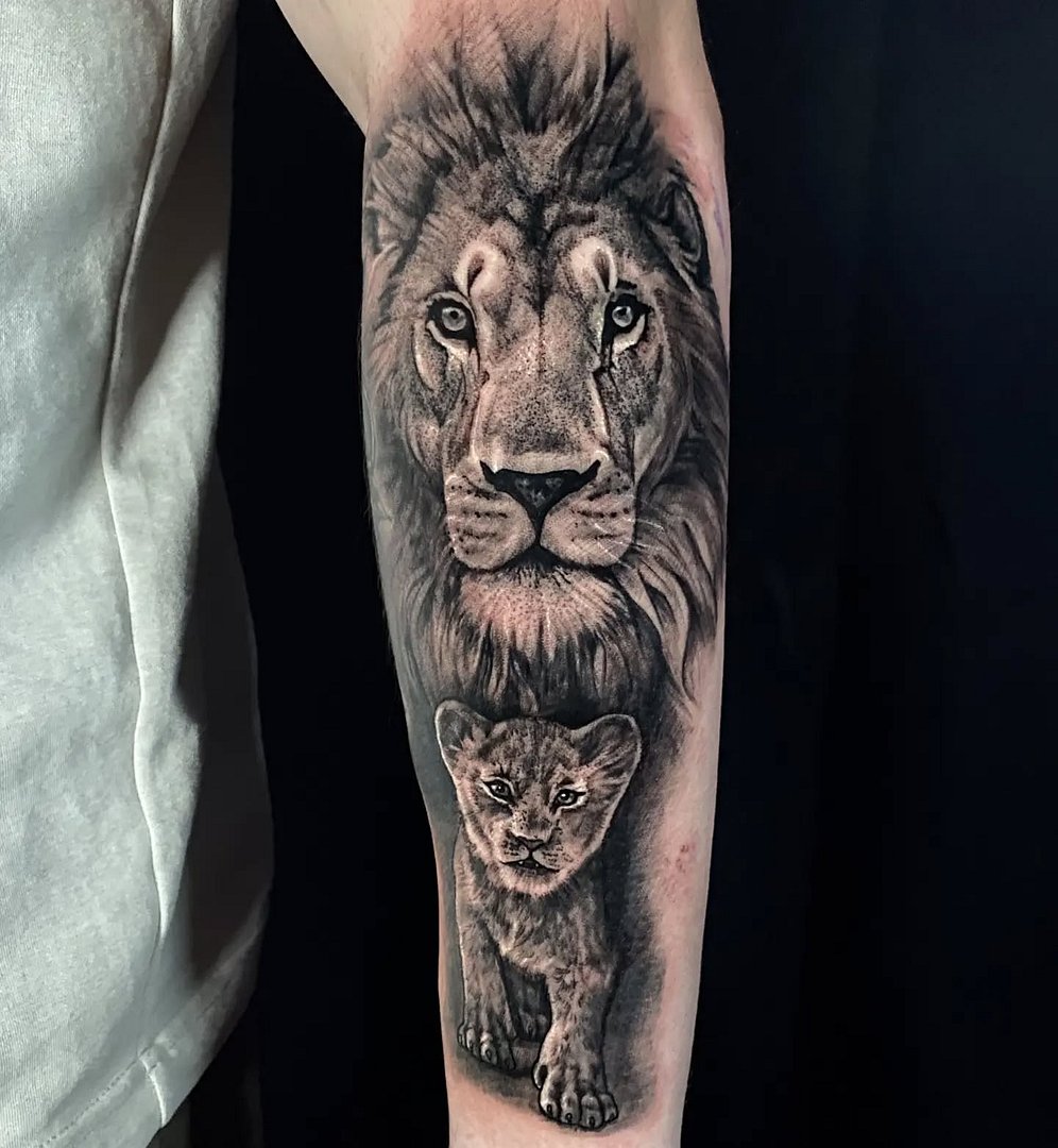 Realism (black & grey) tattoo by Cassi McKay 🏳️‍🌈