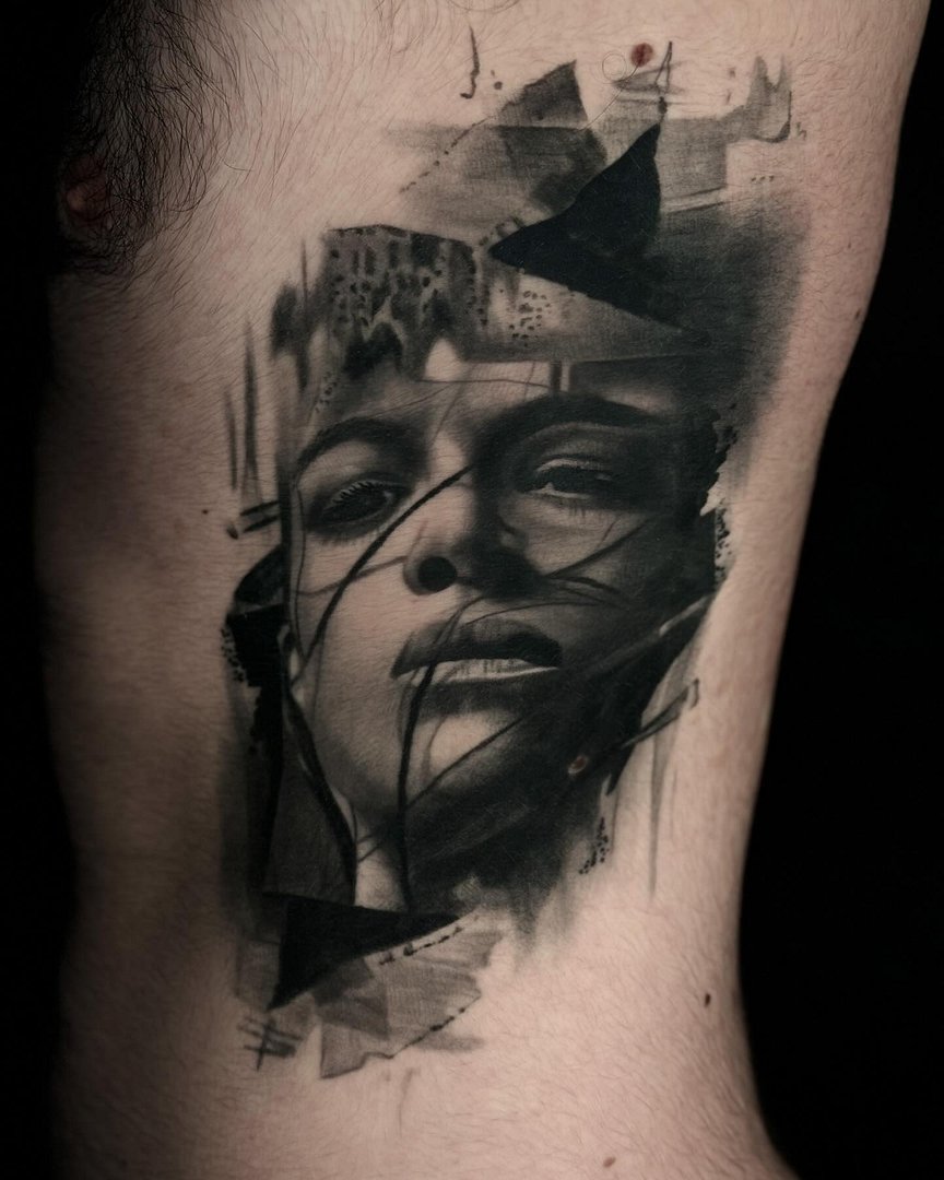 Realism (black & grey) tattoo by Cassi McKay 🏳️‍🌈