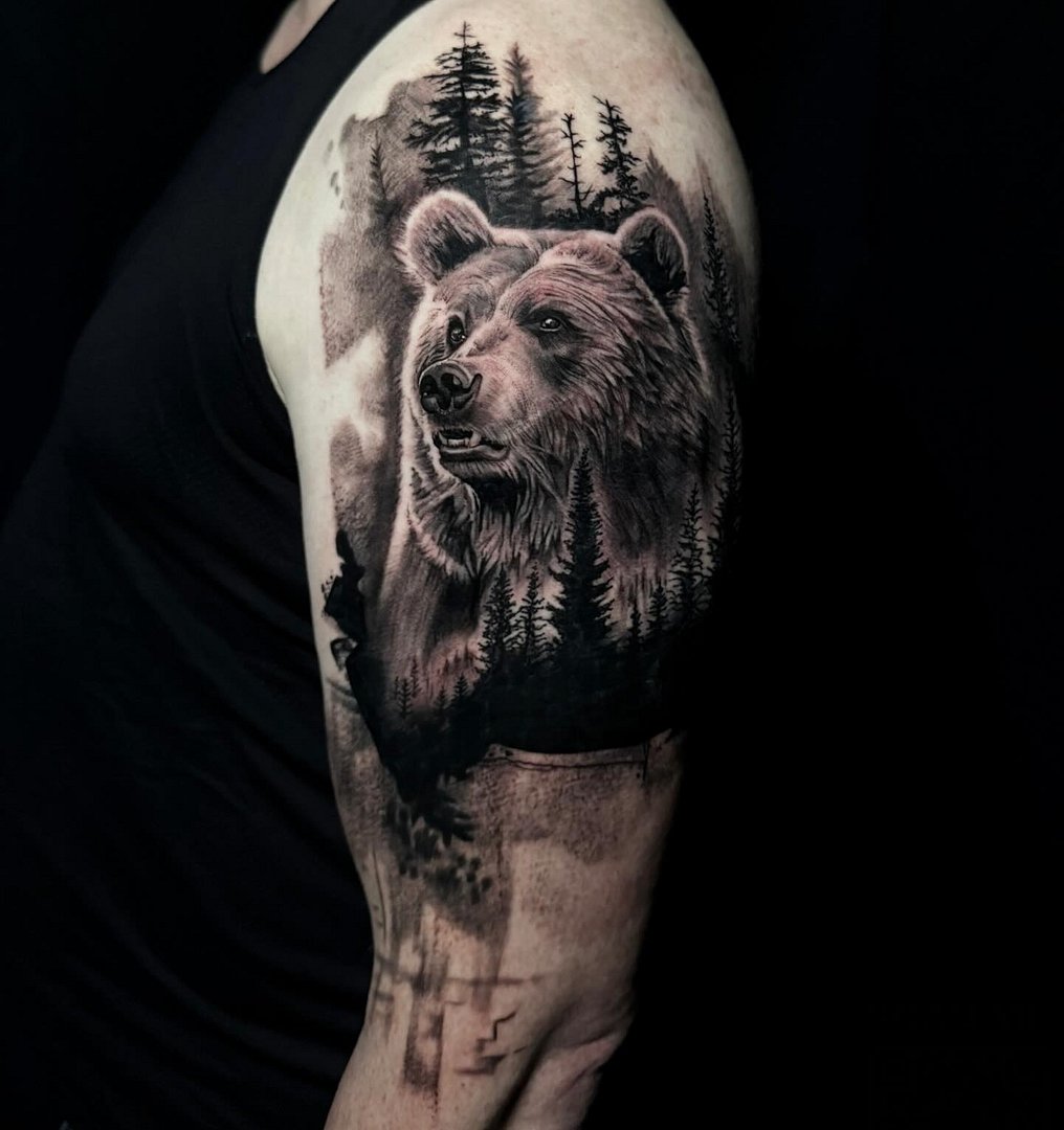Realism (black & grey) tattoo by Cassi McKay 🏳️‍🌈