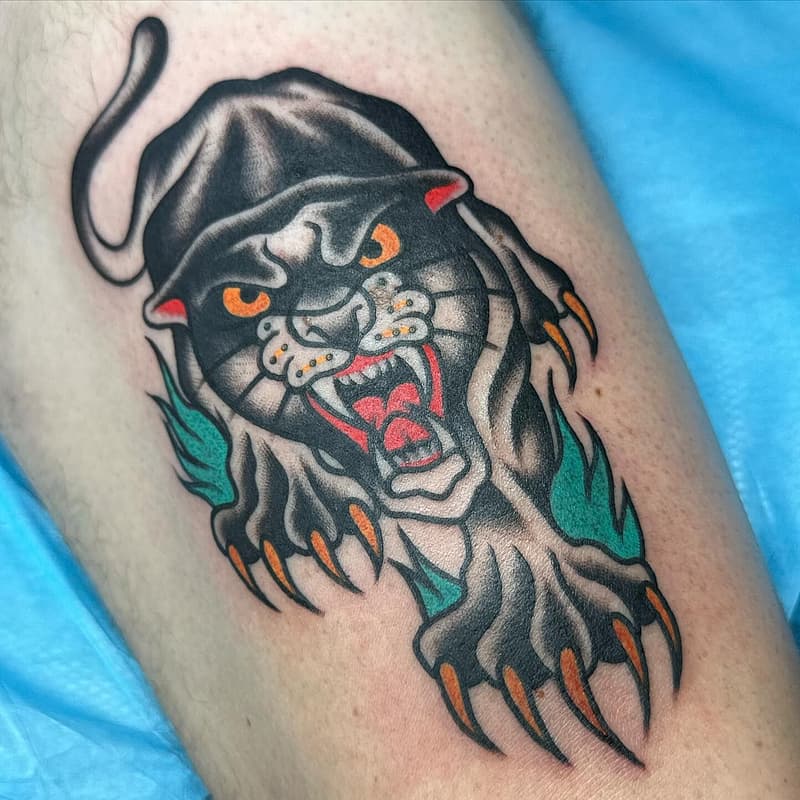 American Traditional tattoo by Zane