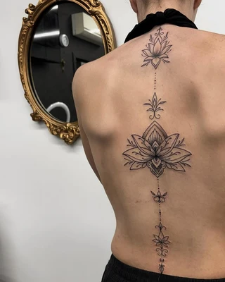 Fineline tattoo by ✩ L E O ✩