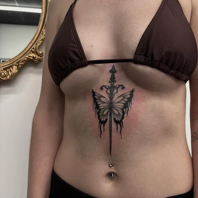 Fineline tattoo by ✩ L E O ✩