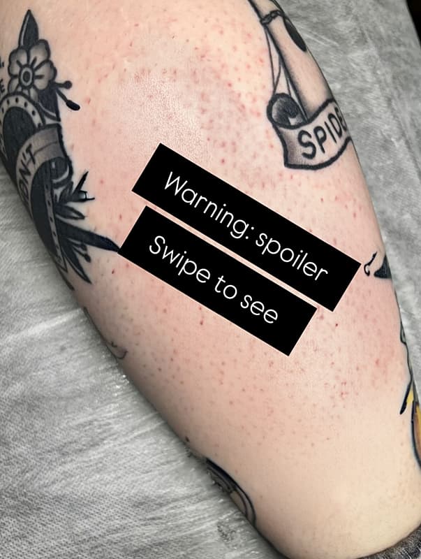 Blackwork tattoo by Stevie Rhiannon•Tattoo Artist