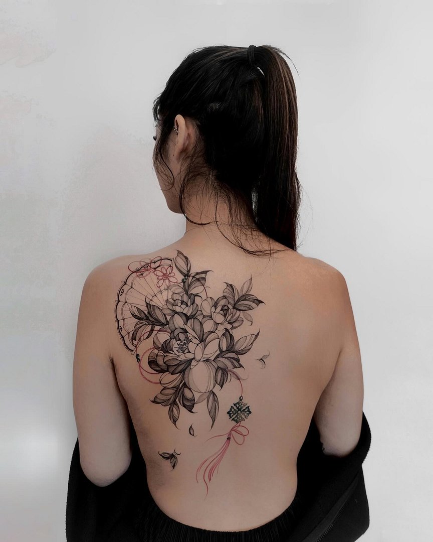 Fineline tattoo by Tu
