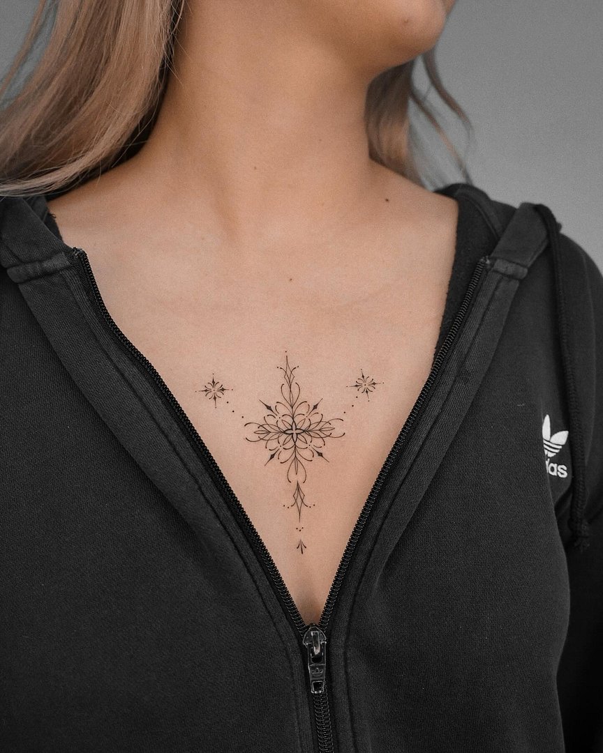 Fineline tattoo by Tu