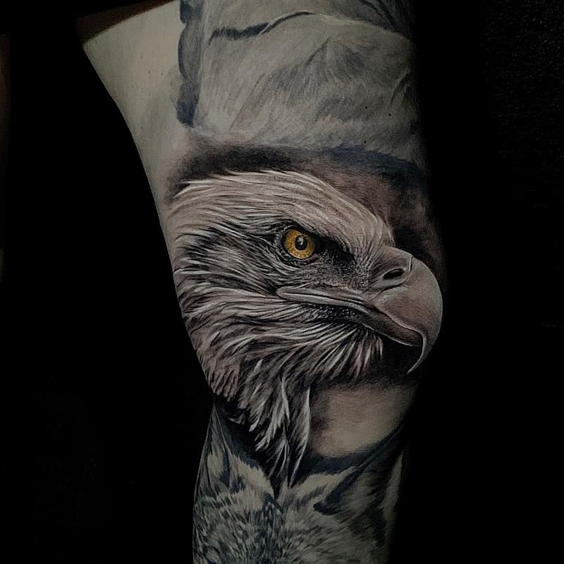 Realism (black & grey) tattoo by Joe Metrix