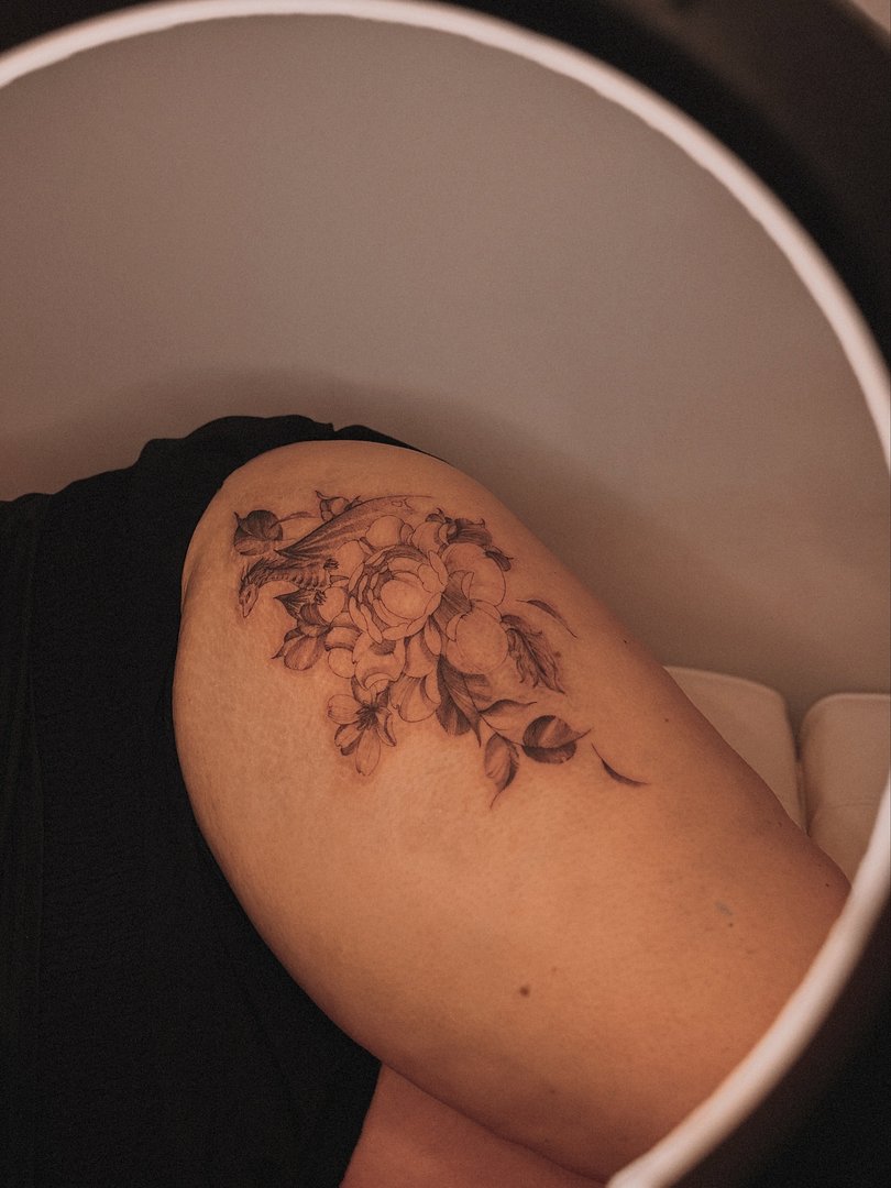 Fineline tattoo by Tara | Fineline Tattoo Artist