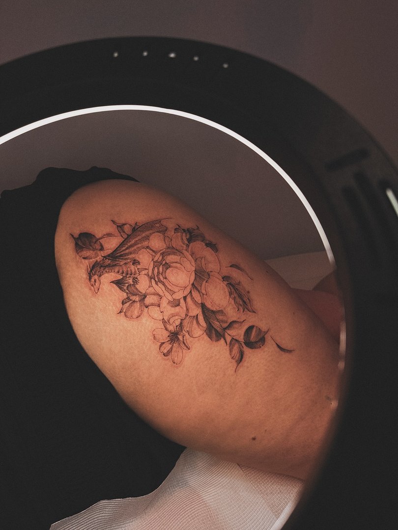 Fineline tattoo by Tara | Fineline Tattoo Artist