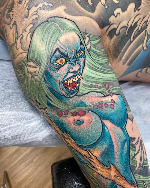 Japanese (Irezumi) tattoo by Hamish Mclauchlan