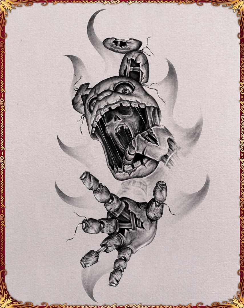 Neo-Traditional tattoo by karrion.ink