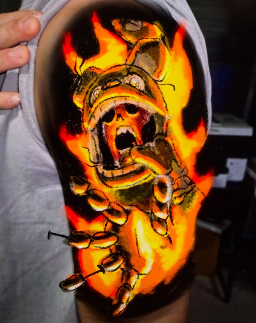 Neo-Traditional tattoo by karrion.ink