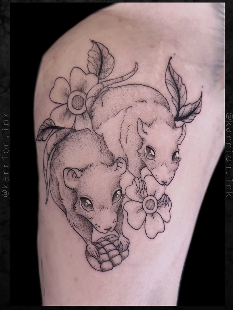 Neo-Traditional tattoo by karrion.ink