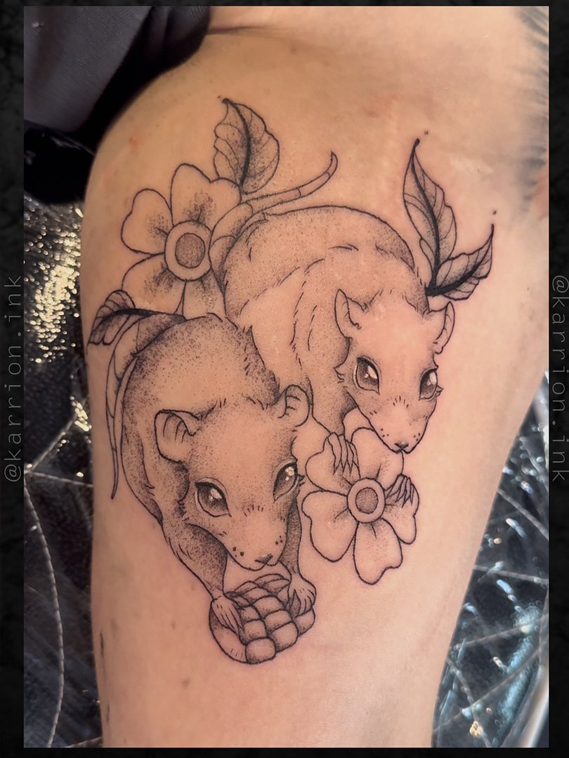 Neo-Traditional tattoo by karrion.ink