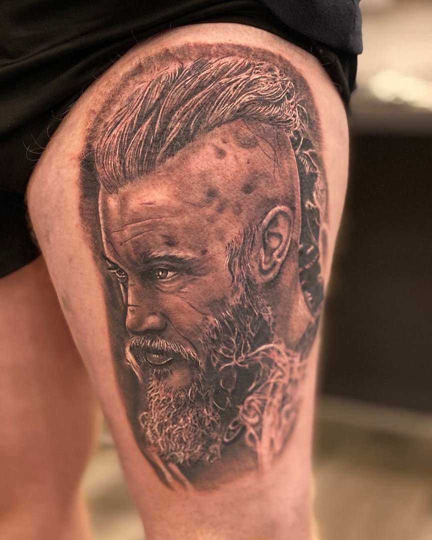 Realism (black & grey) tattoo by Jay Blumfield